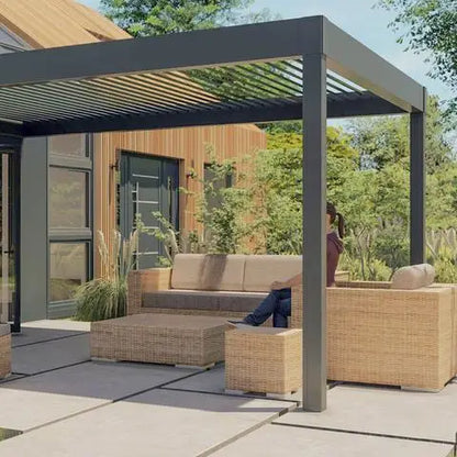 Aluminum Electric Louvered Pergola