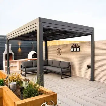 Aluminum Electric Louvered Pergola